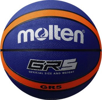 molten モルテン　GR5　バスケットボール５号球　ゴムバスケットボール　屋外用の商品画像