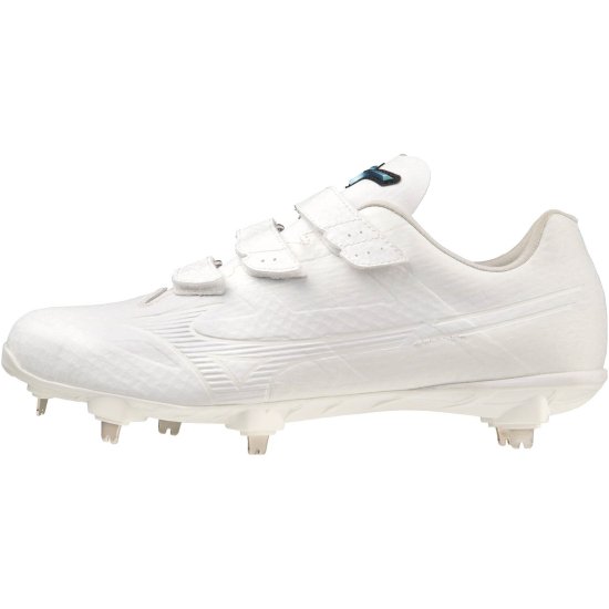 <img class='new_mark_img1' src='https://img.shop-pro.jp/img/new/icons5.gif' style='border:none;display:inline;margin:0px;padding:0px;width:auto;' />MIZUNO ミズノ　ライトレボ ゼロ2 BLT　野球スパイク　金具スパイク　白スパイク　高校野球対応の商品画像