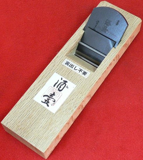 □常三郎 ヒナ平鉋 酒壷(みき)特殊粉末ハイス鋼 裏出不要白樫 普通口 42mm - 大工道具・DIY・日用雑貨通販のハーティ・エクスプレス