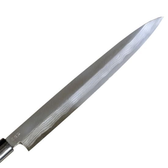 青鋼　柳刃　21センチ 純鋼誂品柳刃庖刀 – 包丁の築地正本