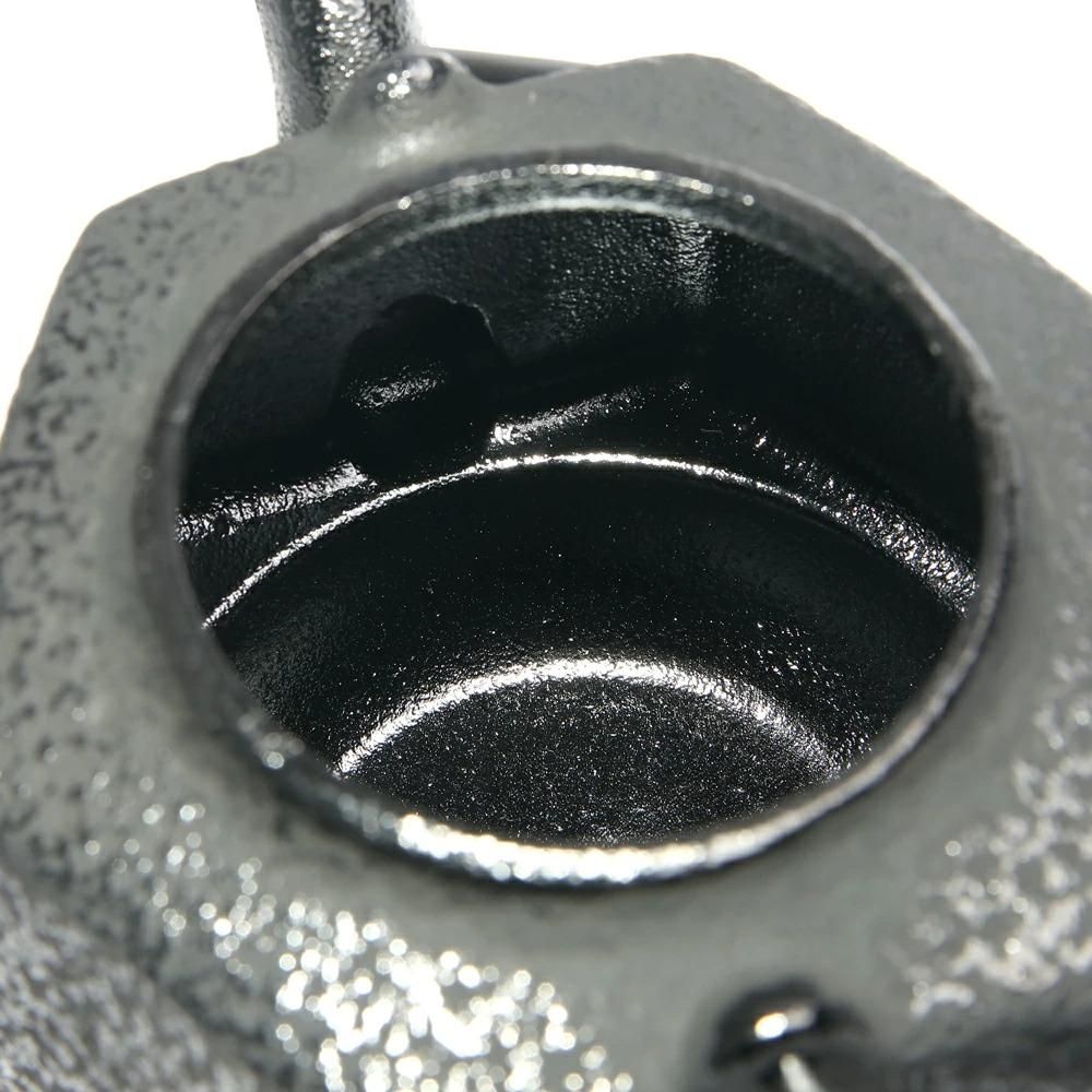 南部鉄器 鉄急須 あられ・六角利休 瓶敷名入れ無料！＜京都匙亀