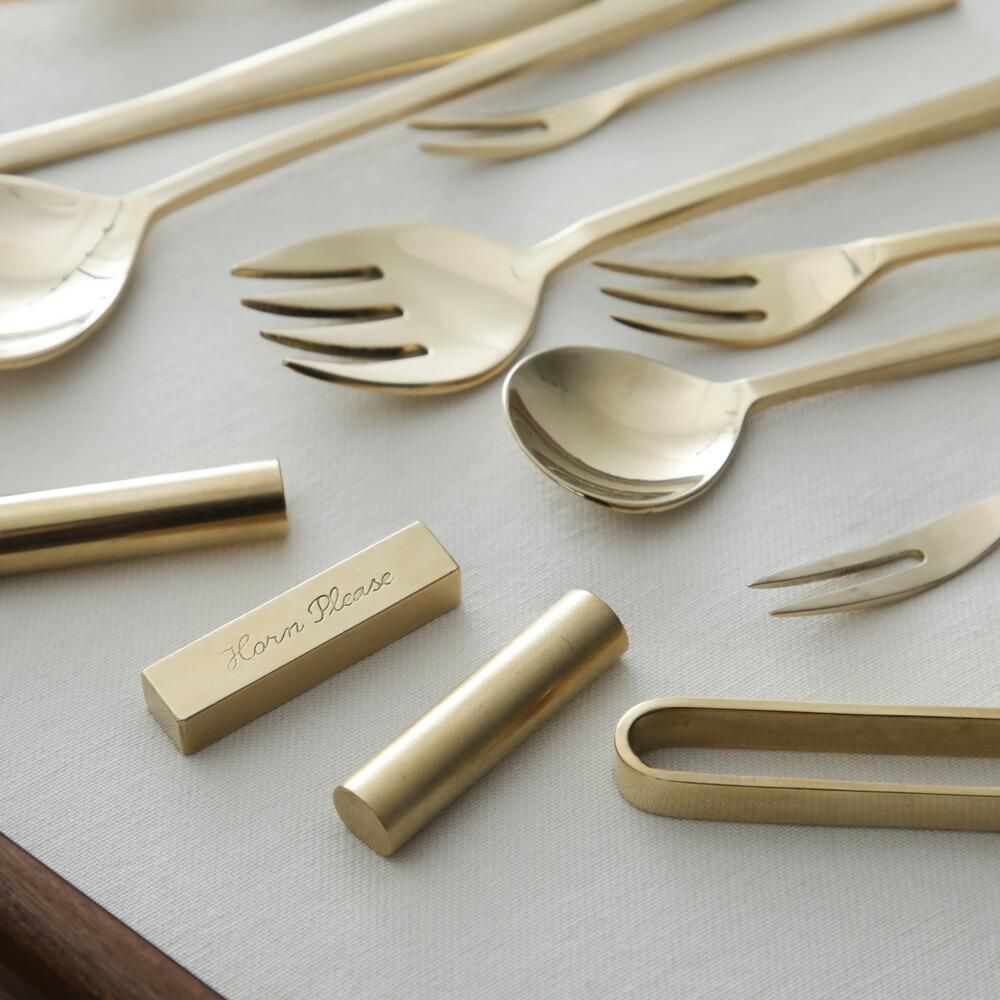 Horn Please BRASS ホーンプリーズ ブラス カトラリーレスト