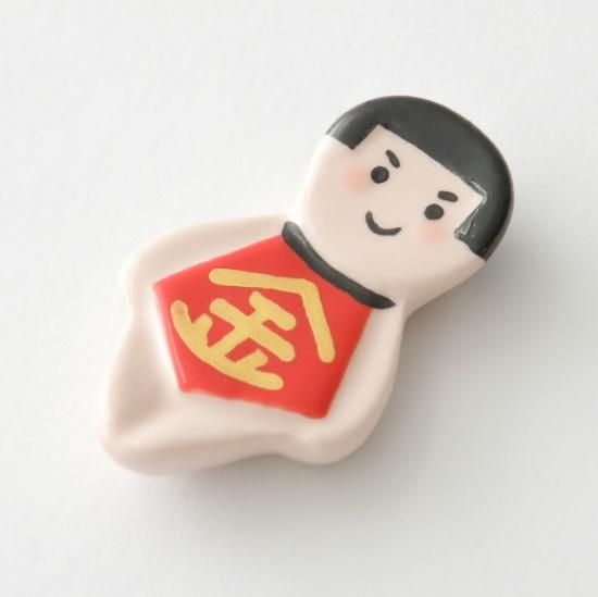 金太郎 箸置き 陶器 かわいい おもしろ 【メール便可】 - 京都匙亀