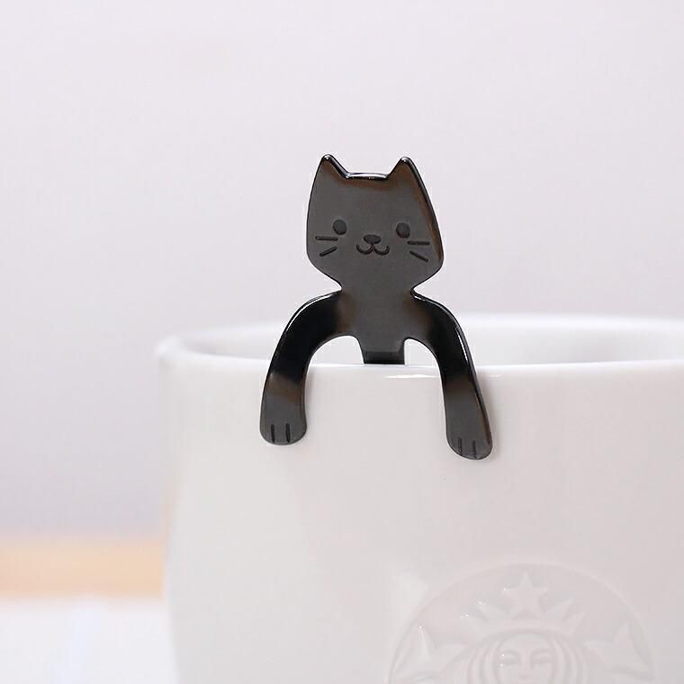 ミシャコシャ　ねこ　オブジェ　レンゲ　匙　スプーン　陶器 ミシャコシャ ねこ オブジェ レンゲ 匙 スプーン 陶器