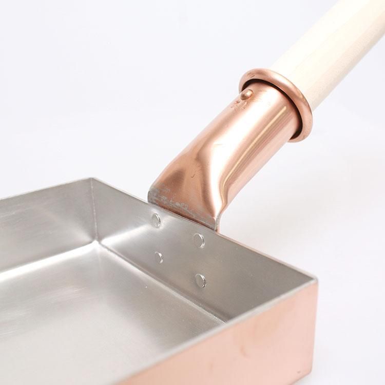 未使用 京都有次 銅玉子焼き器 銘品 京都 有次 銅製 卵焼き器