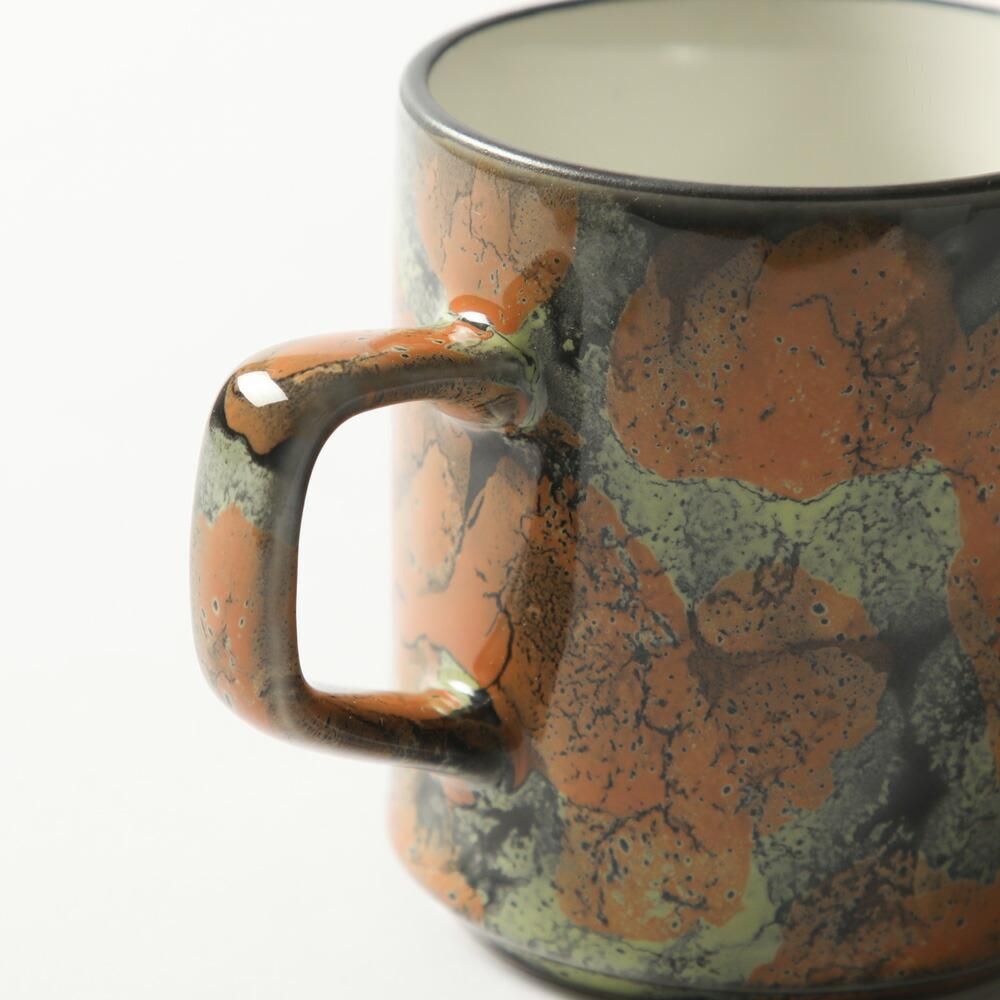 マグカップ 釉たたき／パールブラウン 丸克陶苑 L1 U21251