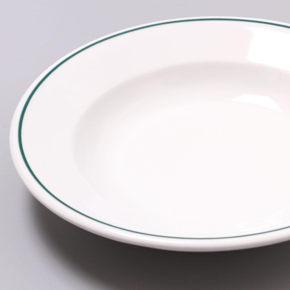 ポルバサル イサバ パスタプレート グリーン 23cm スペイン製 深皿