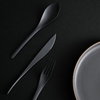 륳˥Υȥ꡼ ZIKICO KIYO ǥʡȥ꡼å Dinner spoon knife fork White Black ۥ磻 ֥å 3 Ժ