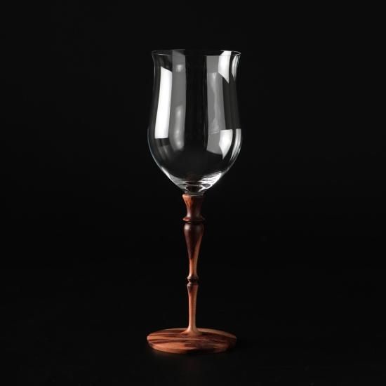 MOKU GLASS ロゼワイングラス 297ml 木箱入り 杏 - 京都匙亀