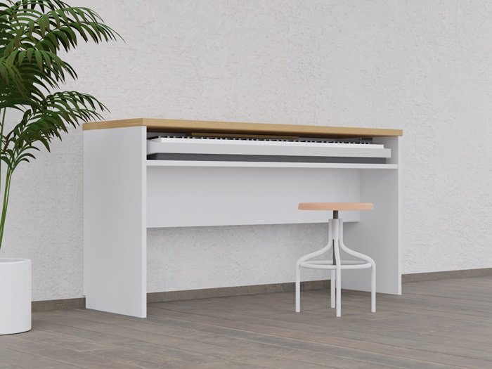電子ピアノ台兼用デスク32