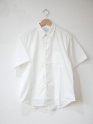 ޥ˥奢륢ե٥åȡManual AlphabetLOOSE FIT REGULAR COLLAR S/S SHTWHITE