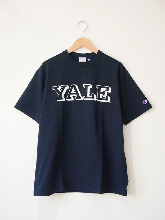 チャンピオン T1011 カレッジプリント YALE 染み込み Tシャツ L