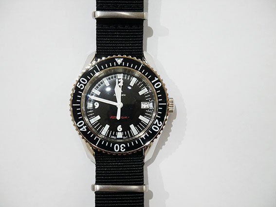 ナバルウォッチ【Naval Watch】ミリタリーウォッチ通販 MILITARY WATCH MIL.-05 SV/BK Automatic  ROYAL Military Diver TYPE - LIFE