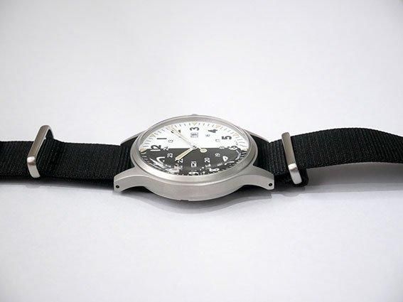 LIFE別注 ナバルウォッチ【NAVAL WATCH】腕時計通販 ミリタリーウォッチ USフォースタイプ オリーブグリーンベルト