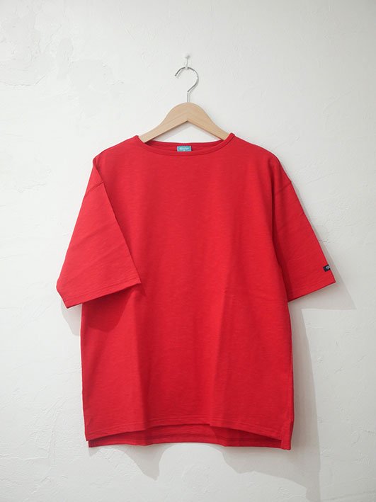 ティージーオーセンティッククラシック【Tieasy Authentic Classic】バスクシャツ通販 HDCS LIGHT BIG BOAT  NECK Tシャツ オールドレッド -茨城県牛久市のセレクトショップLIFE