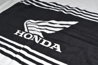 Honda スポーツタオル ホワイト×ブラック