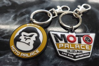 MOTOPALACE鈴鹿 ラバーキーホルダー (Kozy Kong＆店舗ロゴ2個セット)