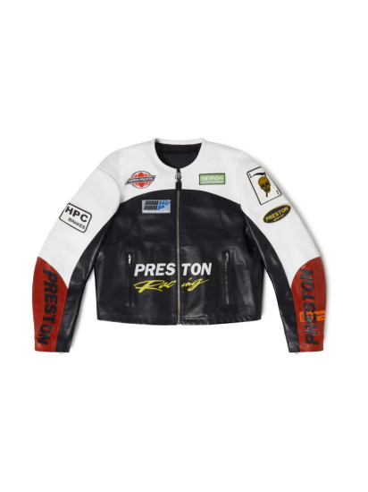 Heron Preston(ヘロンプレストン) MOTO パッチ レザージャケット 通販 ...