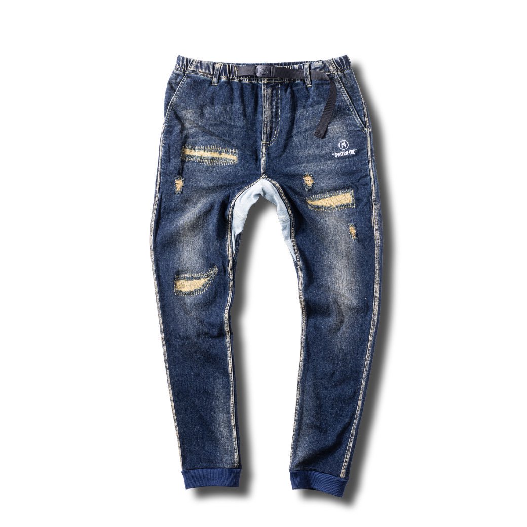 EZ stretch damage denim pants