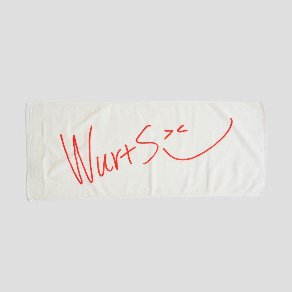 Logo Face Towel  (Vanilla White)