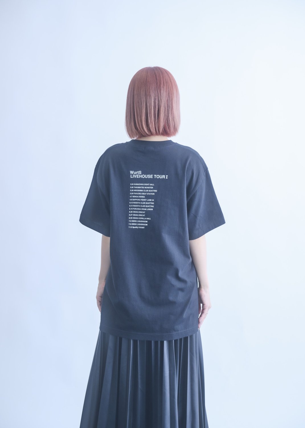 WurtS LIVEHOUSE TOUR Ⅰ Tee (Black) - W's Store