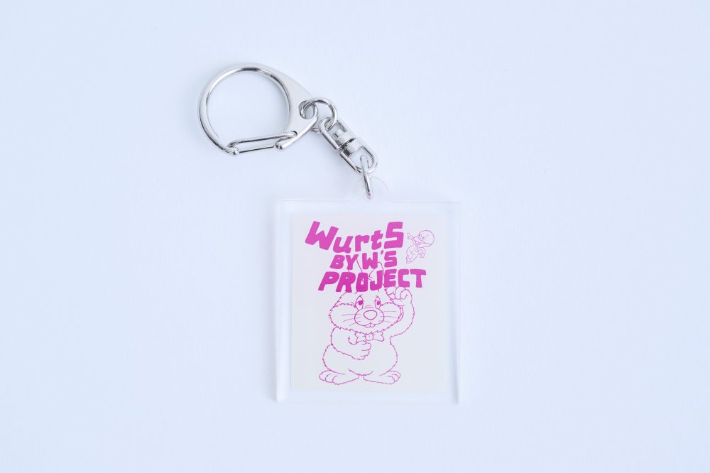 Wurts Rabbit Keychain & sticker set-