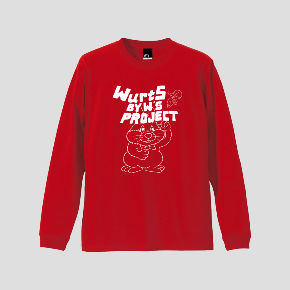 Rabbit Long Sleeve Tee (Red)