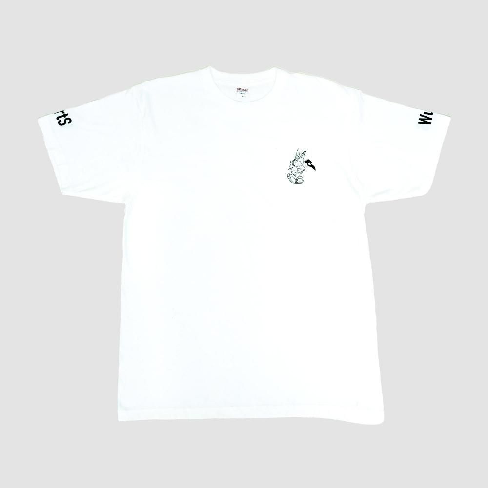 Flag Rabbit S/S Tee (White)