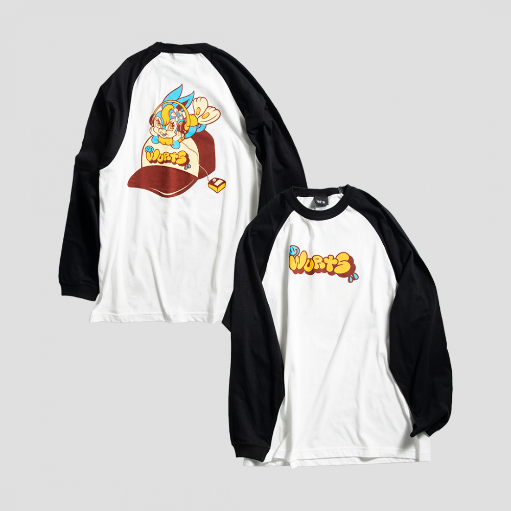 ڹ⾾ԸRabichan R/S Tee (White  Black)