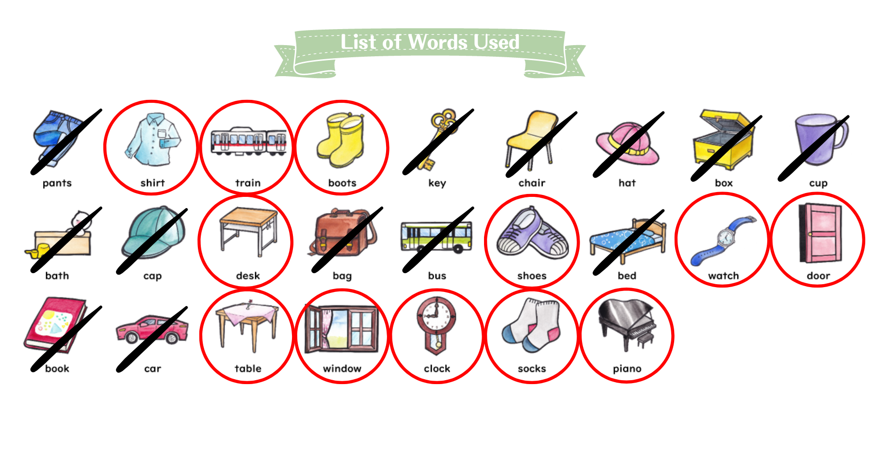 衡Daily LifeñWord List