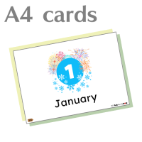 A4ɡʷˡA4 CardMonths, Days and seasons