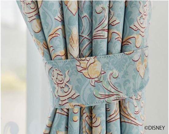 Disney 美女と野獣　遮光カーテン Amazon｜Disney(ディズニー) 美女と野獣 ベル2級遮光 遮熱