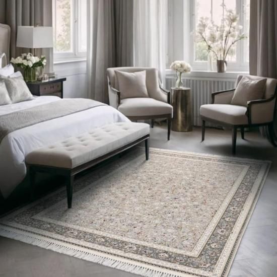 【Prevell ラグ カーペット】|プレーベル ラグ エラム ELAM|イラン製 高級ウィルトンカーペット 450万ノットが生み出す芸術的ペルシャデザイン -1