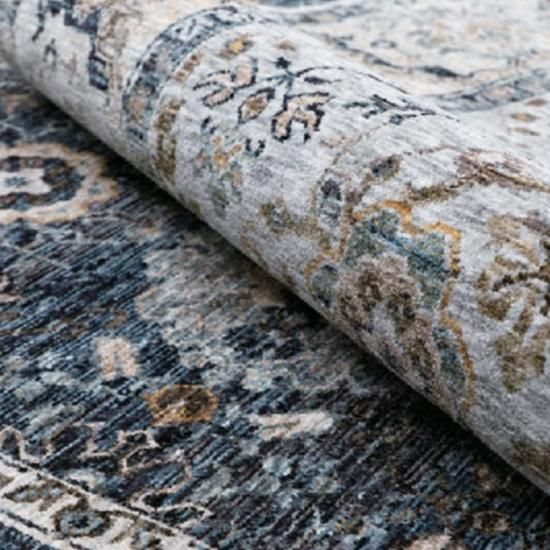 【Prevell ラグ カーペット】 | プレーベル ラグ ディーン DEAN |おしゃれなビンテージモダンデザイン・インディゴブルーが映えるエジプト製高級ラグ-4