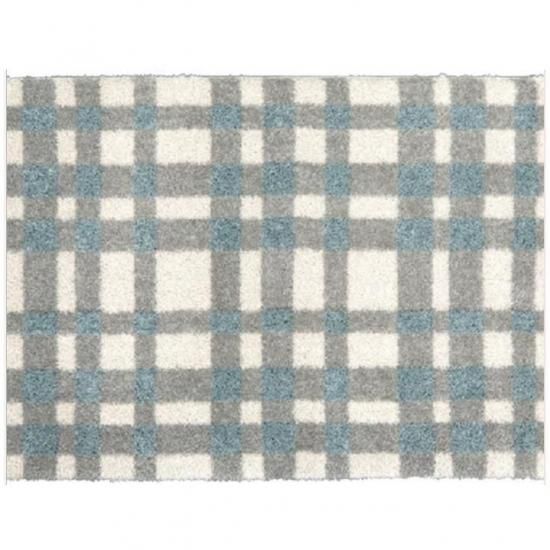 【Prevell ラグ カーペット】|プレーベル ラグ フルー FLU|ふわふわ フリーズ糸使用 チェック柄のおしゃれかわいいラグ・カジュアル&エレガントな北欧風インテリアに!-1