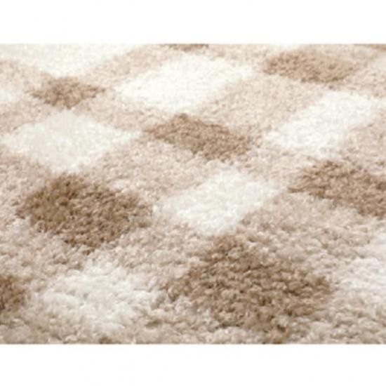 【Prevell ラグ カーペット】|プレーベル ラグ フルー FLU|ふわふわ フリーズ糸使用 チェック柄のおしゃれかわいいラグ・カジュアル&エレガントな北欧風インテリアに!-4