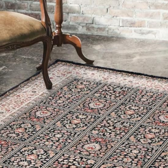 【Prevell ラグ カーペット】 |プレーベル ラグ ベレー BERET|ウール100%の高級ウィルトンカーペット、ペルシャデザイン×エレガントカジュアルな花模様-2