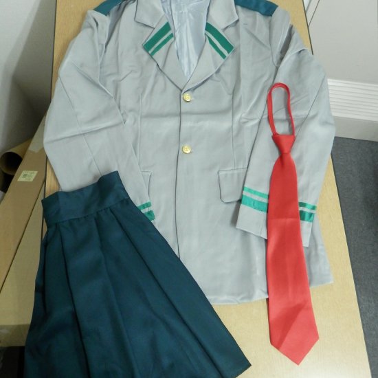 新品未使用】僕のヒーローアカデミア 女子制服 シャツなし(女性XL