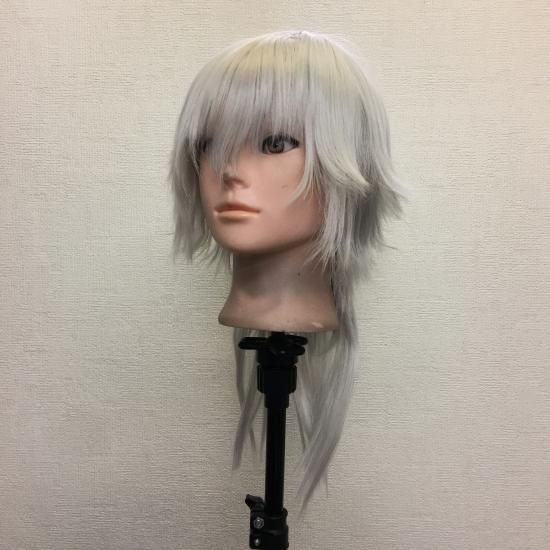 刀剣乱舞 鶴丸国永 フード汚れ 防具ほつれ ウィッグ+靴(26cm