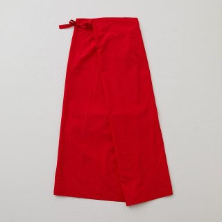 WRAP SKIRT / RED