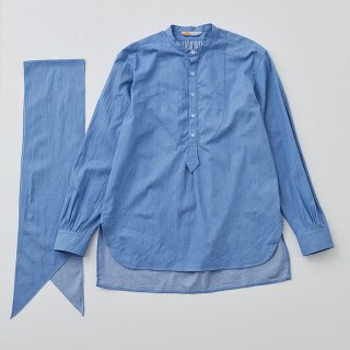 DENIM DRESS  SHIRTS / BLUE