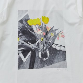 Reiko Toyama T-SHIRTS FLOWER / WHITE