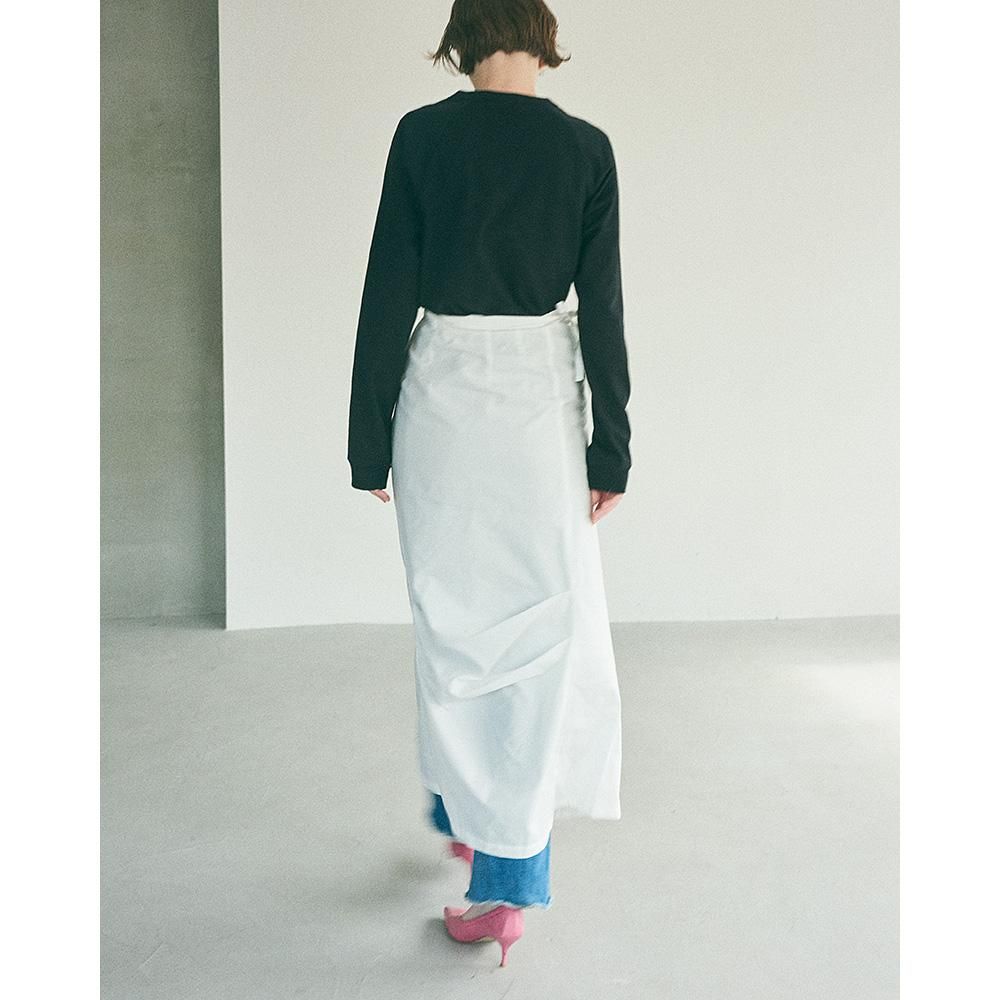 WRAP SKIRT / WHITE - THE SUNNY