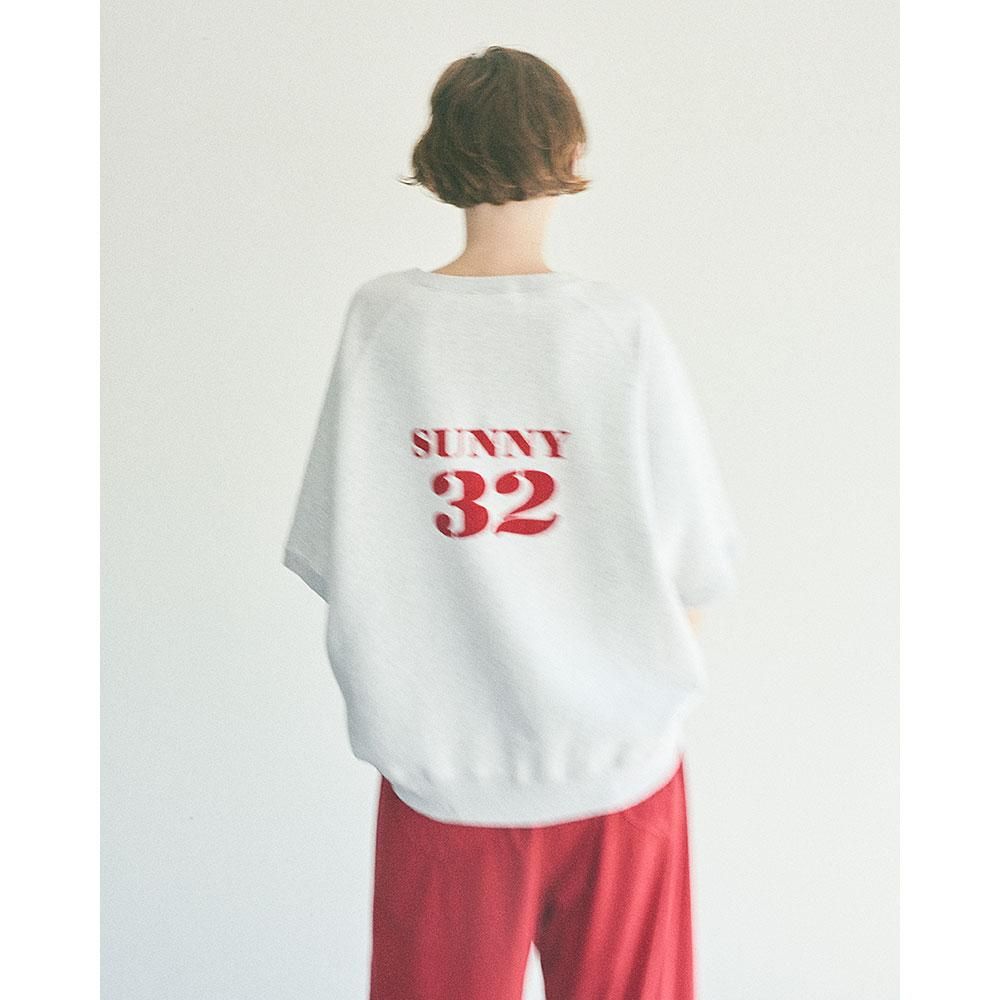 32 SWEAT S/S / WHITE - THE SUNNY