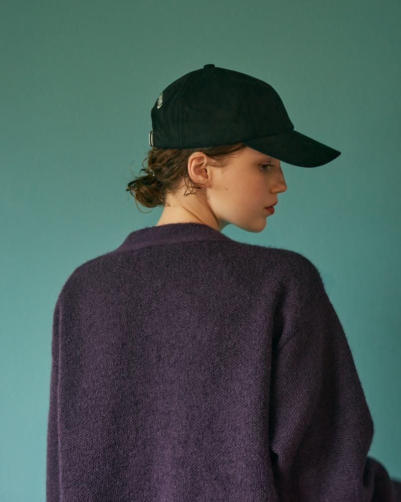 スエードキャップ OVERRIDE PE SUEDE 6P CAP | 57cm～59cm(98) BLACK (01