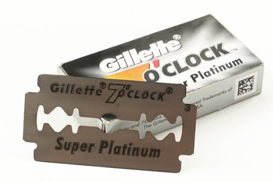 Gillette 7 O'clock Super Platinum (Black) | ジレット 替刃 セブン