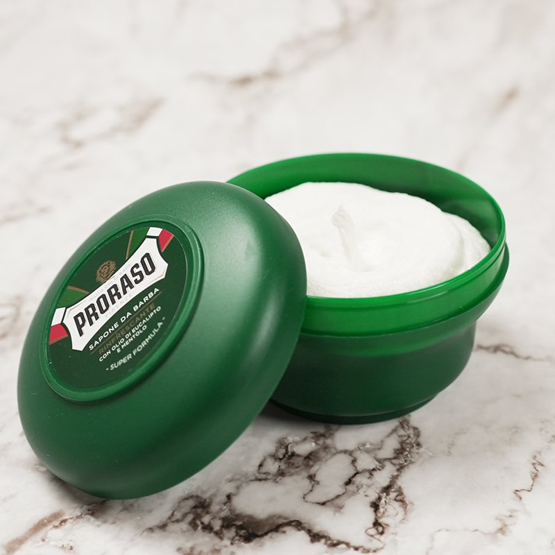 PRORASO シェービングソープ リフレッシュ | 普通肌用のシェービングソープ - 両刃カミソリ専門店 KOJAK RAZOR