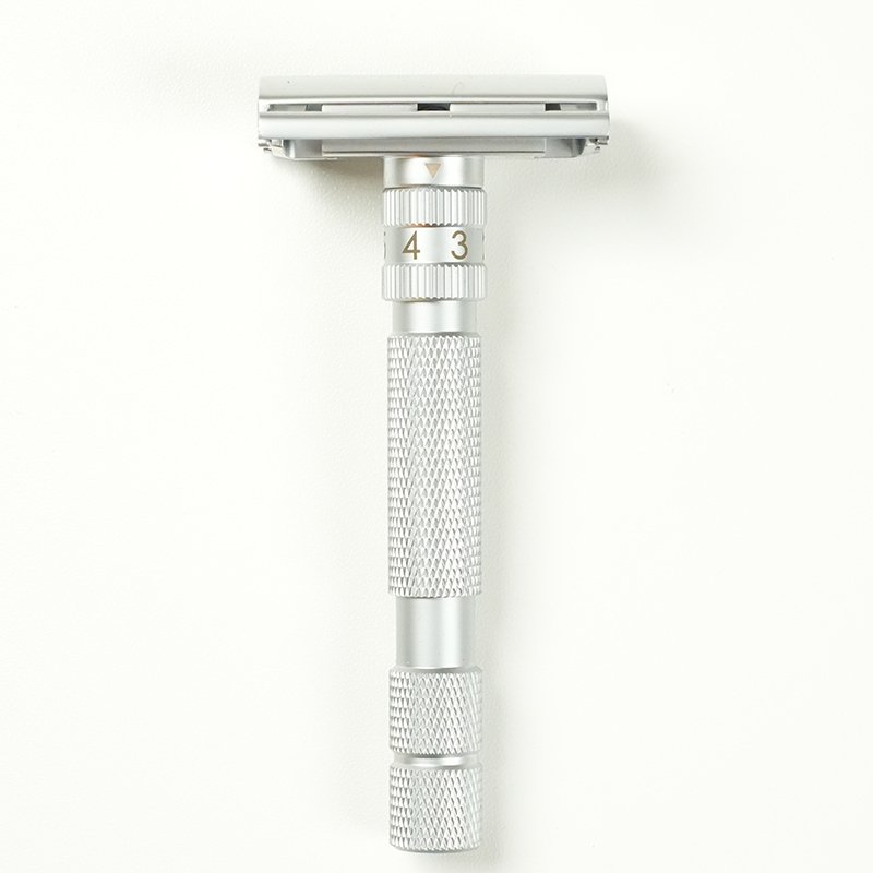 Rockwell Razors T2 ブラッシュクローム 無段階のシェービング調整機能