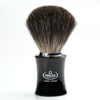 Black Badger Omega shaving brush black ABS plastic handle 104mm Art.6818 ᥬ ֥åХ㡼 ABS