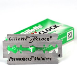 Gillette 7 O'clock Permasharp Stainless (Green) Хå  10